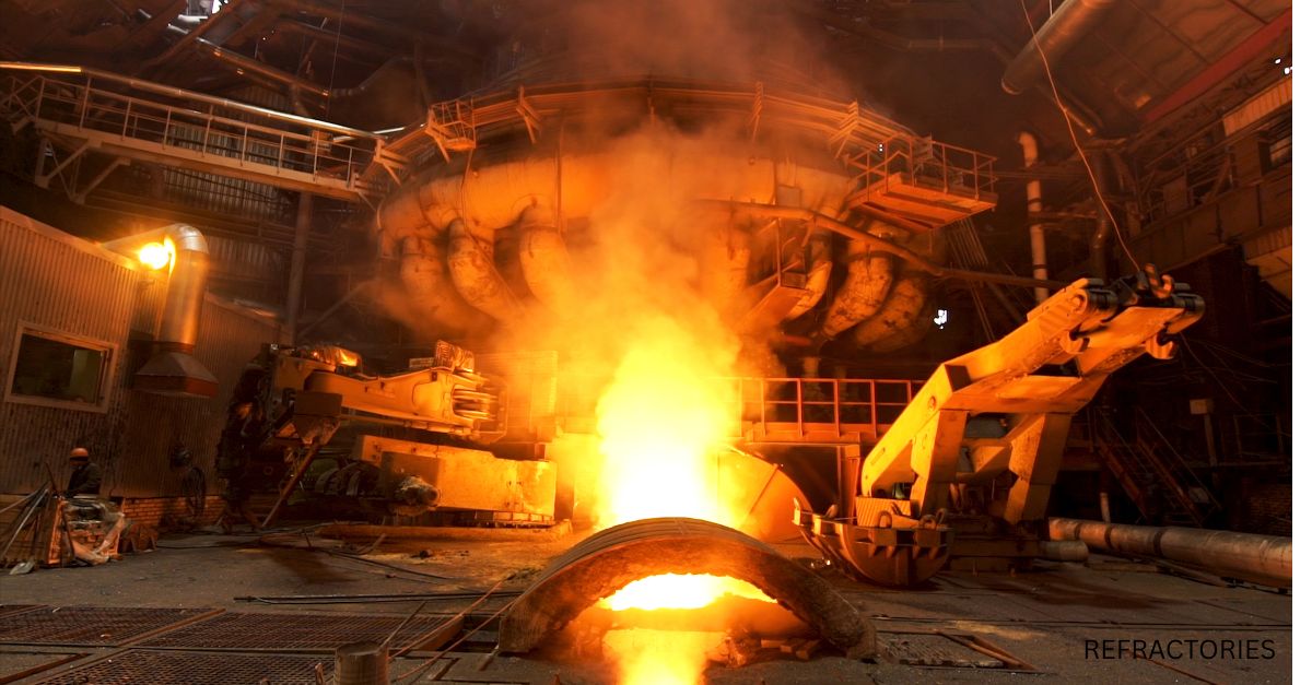 Refractory bricks and high-temperature solutions